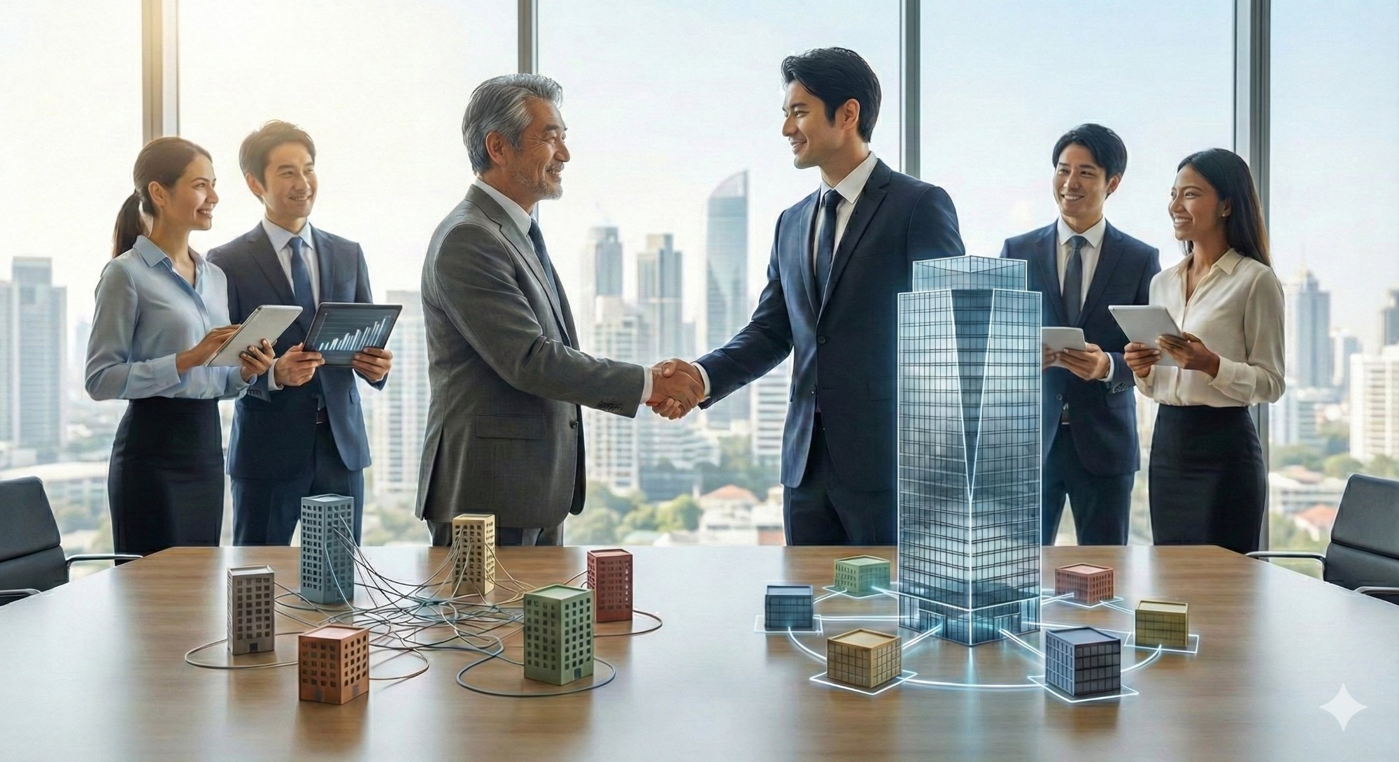 M&A後のPMI統合支援事例｜組織再編と経営統合